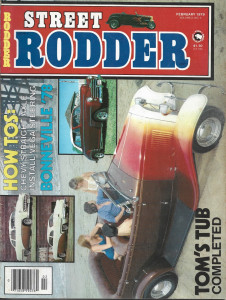 STREET RODDER 1979 FEB - CHEVY STRAIGHT AXLE, VEGA STEERING, BONNEVILLE '78
